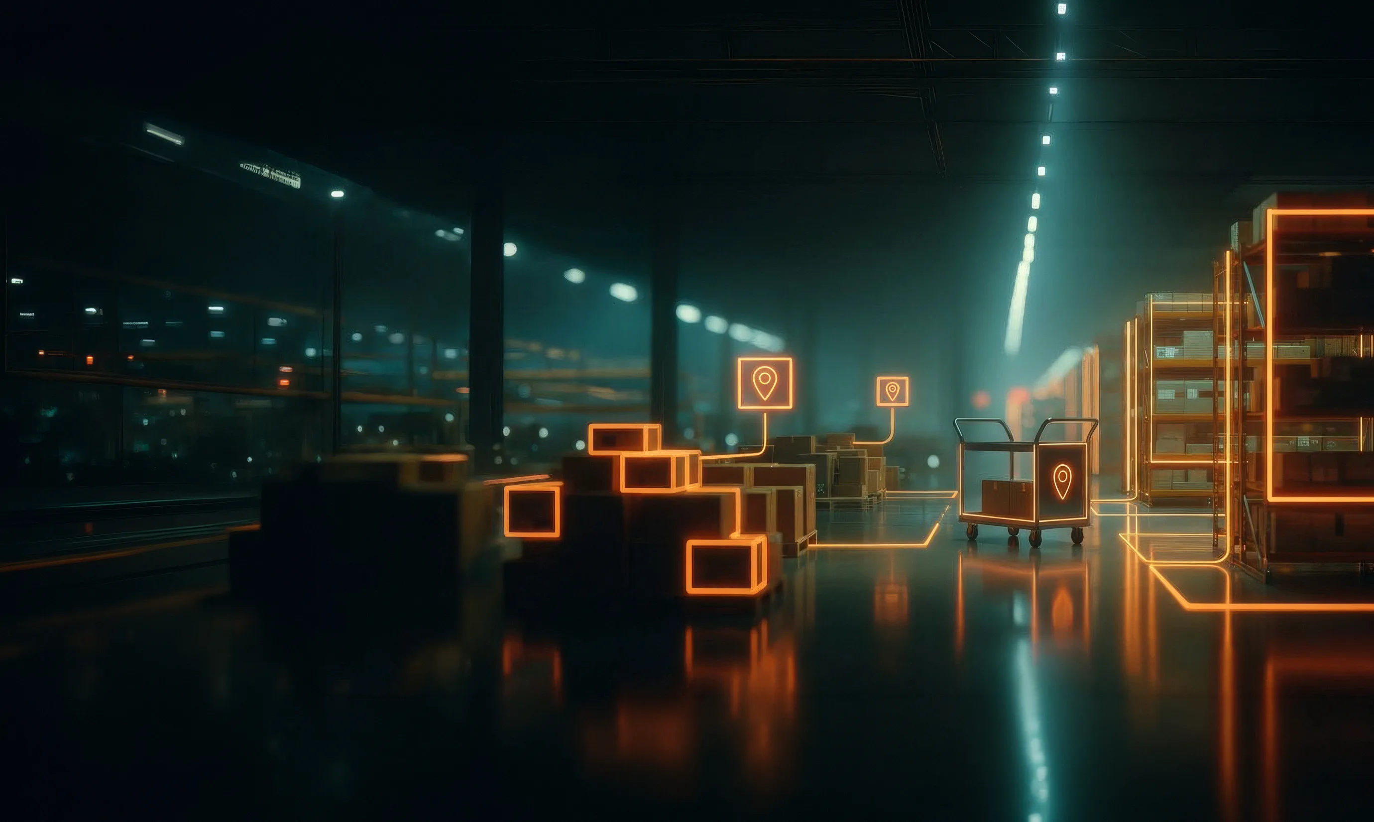 SMAVOO Indoor Tracking in der Logistikhalle